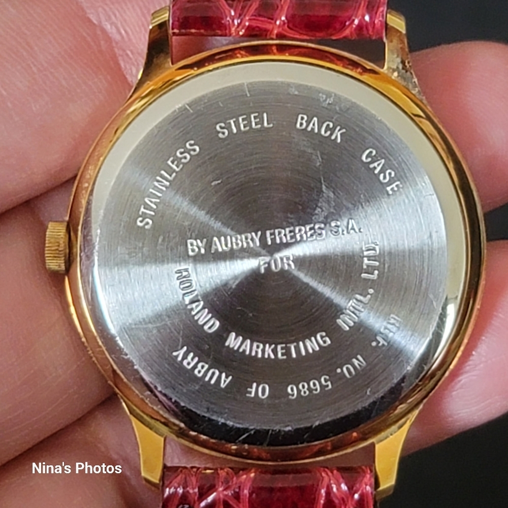VTG Artwörx Farmer Farming Aubry Freres S.A. For Roland Swiss Unisex 35mm Watch - Picture 8 of 13